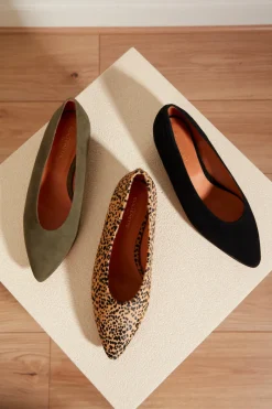 Outlet Maison Guillemette BALLERINES ANNA EFFET LEOPARD - LES EMBLEMATIQUES