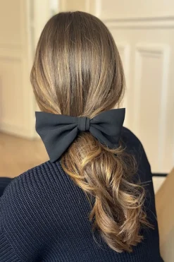 Best Maison Guillemette BARRETTE NOEUD NOIRE - LES EMBLEMATIQUES