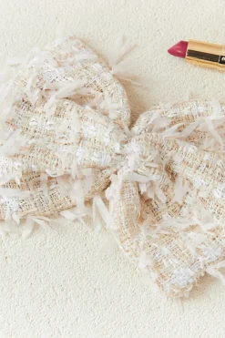 New Maison Guillemette BARRETTE NOEUD TINA - COLLECTION BLANCHE