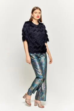 Flash Sale Maison Guillemette BLOUSE COSIMA MARINE