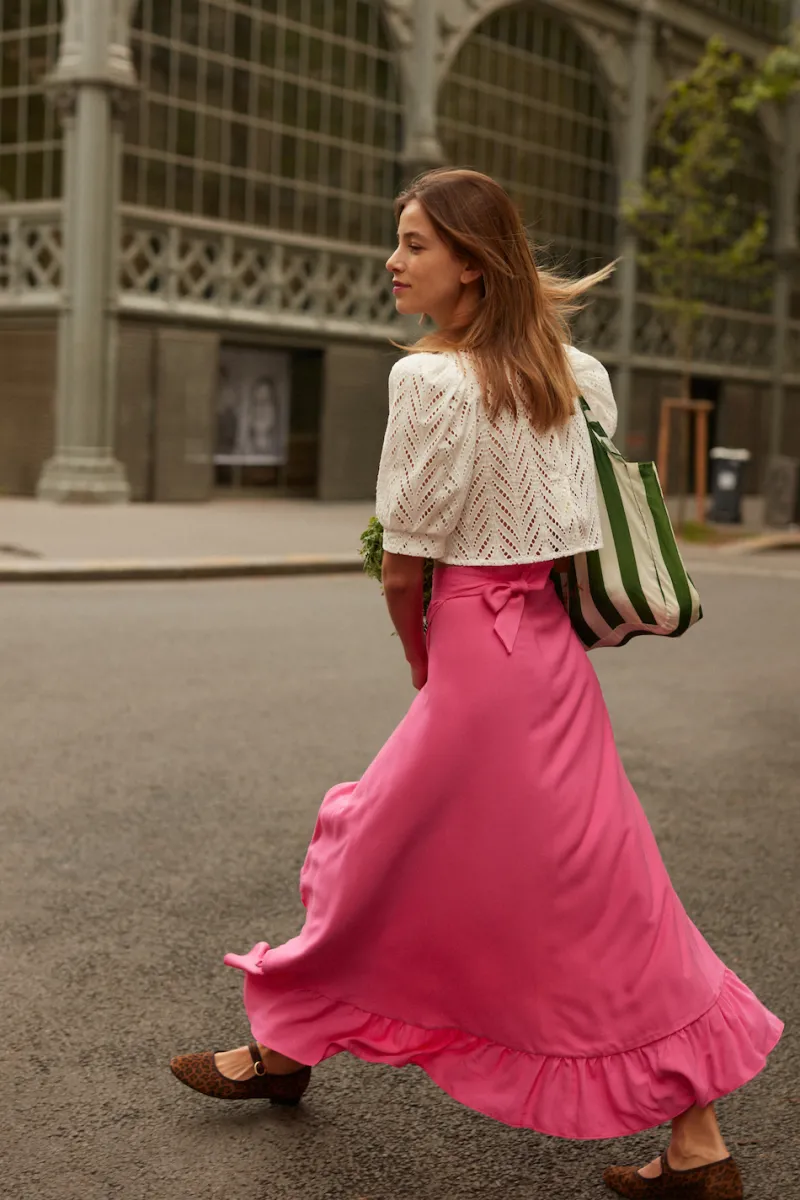 Fashion Maison Guillemette BLOUSE COTON LILA