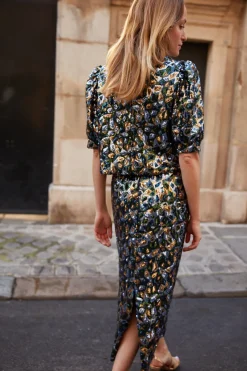 Discount Maison Guillemette BLOUSE COURTE FLORIDE