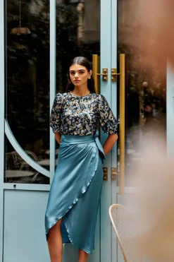 Discount Maison Guillemette BLOUSE COURTE FLORIDE