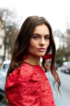 Shop Maison Guillemette BLOUSE EMIE ROUGE