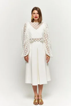 New Maison Guillemette BLOUSE FLORIE - COLLECTION BLANCHE