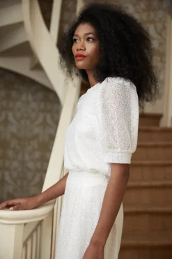 Discount Maison Guillemette BLOUSE GISÈLE - COLLECTION BLANCHE