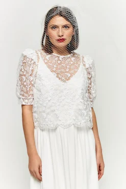 Flash Sale Maison Guillemette BLOUSE ÉGLANTINE - COLLECTION BLANCHE