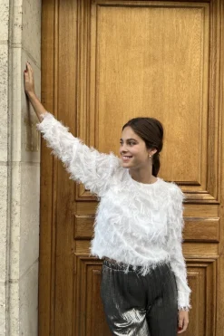 Discount Maison Guillemette BLOUSE GREGORIA IVOIRE - existe dans deux longueurs - LES EMBLEMATIQUES