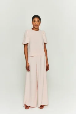 Online Maison Guillemette BLOUSE JEANNE ROSE PALE