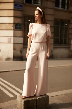 Online Maison Guillemette BLOUSE JEANNE ROSE PALE