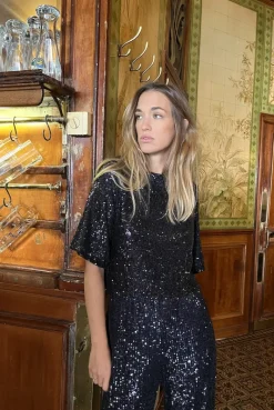 Flash Sale Maison Guillemette BLOUSE SWING MARINE - LES EMBLEMATIQUES