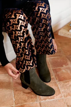 Shop Maison Guillemette BOTTINES HENRIETTE KAKI