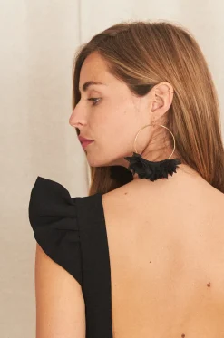 Shop Maison Guillemette BOUCLES D'OREILLES GRACE NOIRES
