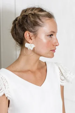 Best Maison Guillemette BOUCLES D'OREILLES LEA IVOIRE