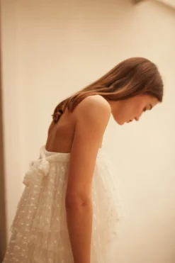 New Maison Guillemette BUSTIER PLUMETIS - COLLECTION BLANCHE