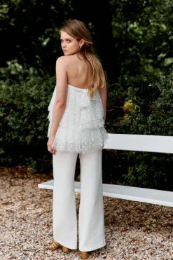 New Maison Guillemette BUSTIER PLUMETIS - COLLECTION BLANCHE