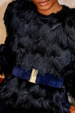 Outlet Maison Guillemette CEINTURE BIANCA MARINE