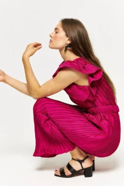 Sale Maison Guillemette CEINTURE PENELOPE FUCHSIA