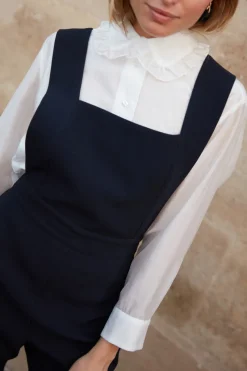 Cheap Maison Guillemette CHEMISE CLARA VOILE IVOIRE - LES EMBLEMATIQUES