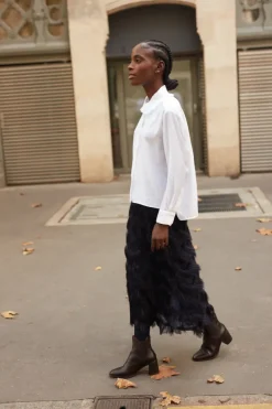 Cheap Maison Guillemette CHEMISE CLARA VOILE IVOIRE - LES EMBLEMATIQUES