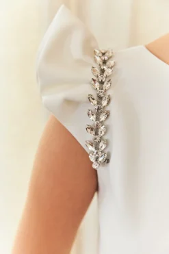 Outlet Maison Guillemette EPAULETTES ROCK - COLLECTION BLANCHE