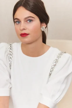 Outlet Maison Guillemette EPAULETTES ROCK - COLLECTION BLANCHE