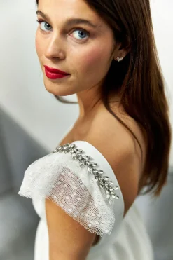 Hot Maison Guillemette EPAULETTES ROMY - COLLECTION BLANCHE