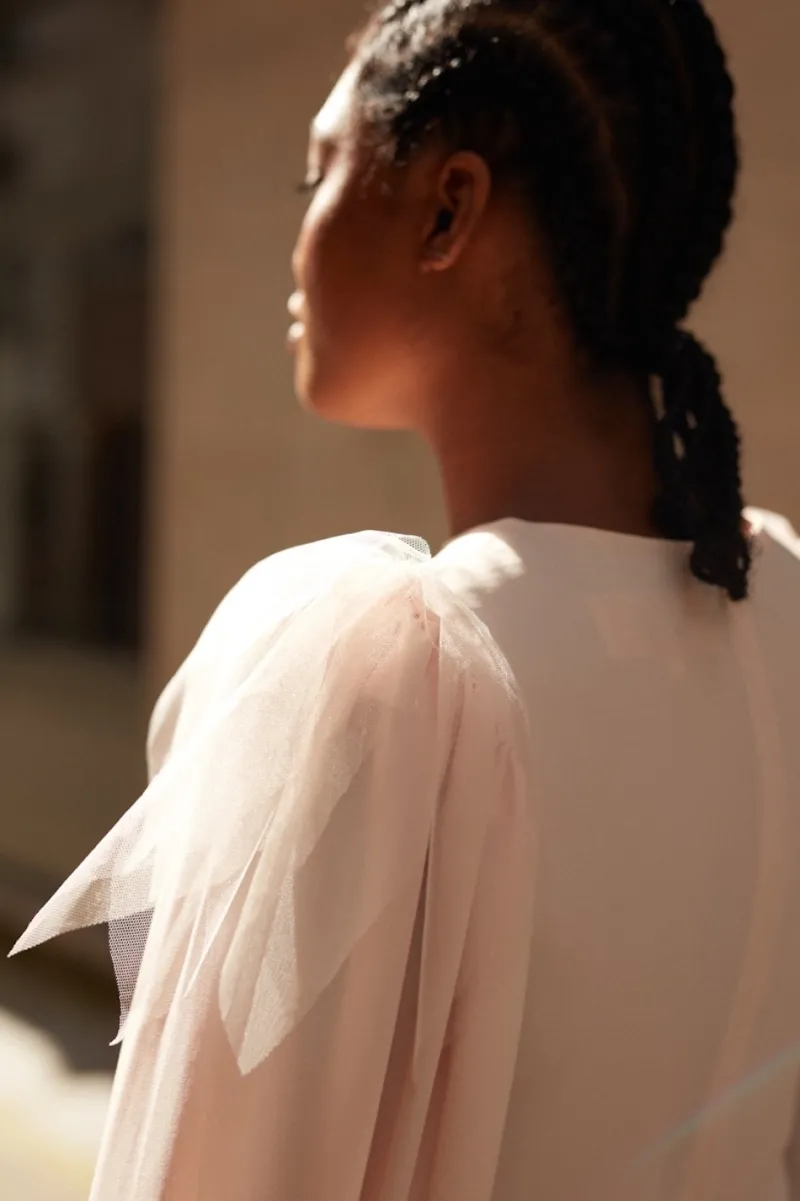 Store Maison Guillemette EPAULETTES SWAN ROSE PALE