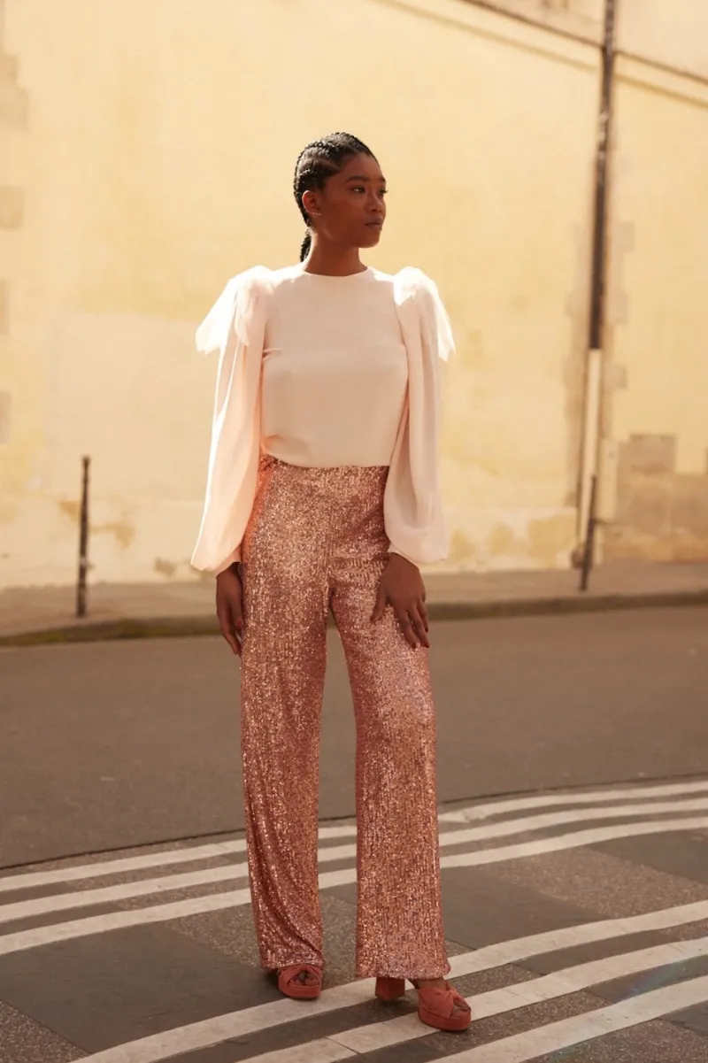 Store Maison Guillemette EPAULETTES SWAN ROSE PALE