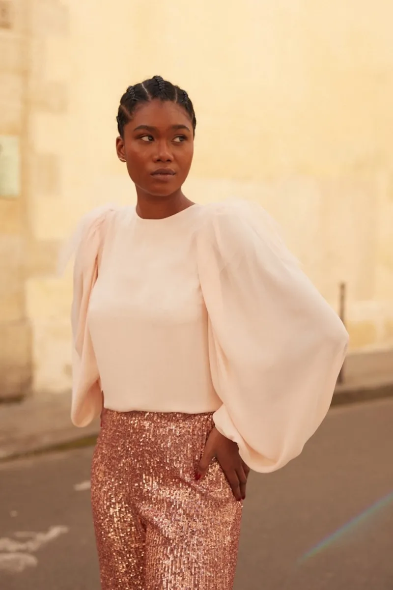 Store Maison Guillemette EPAULETTES SWAN ROSE PALE