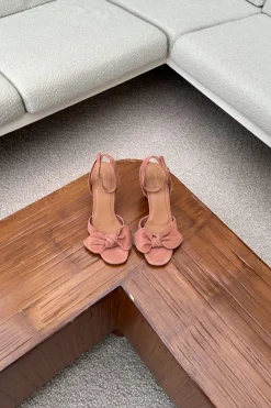 Hot Maison Guillemette ESCARPINS NOEUD ROSE BLUSH