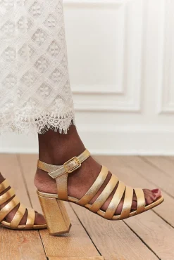 Sale Maison Guillemette ESCARPINS PINA OR