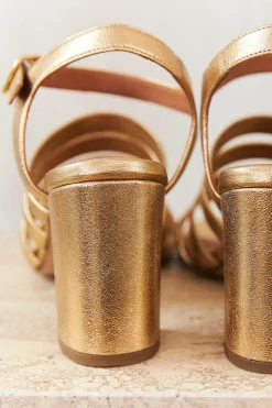 Sale Maison Guillemette ESCARPINS PINA OR