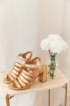 Sale Maison Guillemette ESCARPINS PINA OR