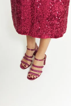 Hot Maison Guillemette ESCARPINS TEA ROSE COUTURE IRISE