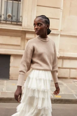 Shop Maison Guillemette JUPE CRISTIA - COLLECTION BLANCHE