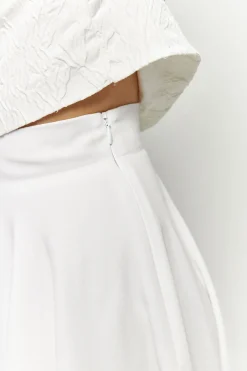 Discount Maison Guillemette JUPE DOMITILLE - COLLECTION BLANCHE