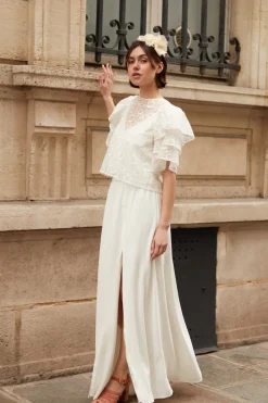 Fashion Maison Guillemette JUPE FÉLICIE - COLLECTION BLANCHE