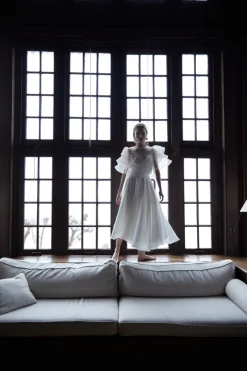 Cheap Maison Guillemette JUPE JAMES - COLLECTION BLANCHE