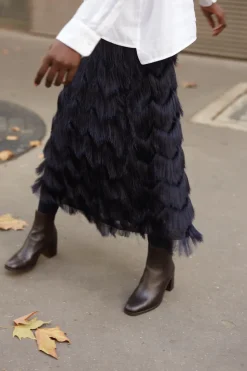 New Maison Guillemette JUPE PACOME MARINE