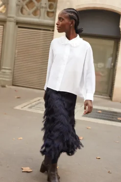 New Maison Guillemette JUPE PACOME MARINE