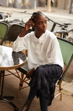 New Maison Guillemette JUPE PACOME MARINE