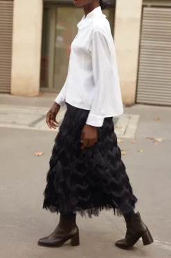 New Maison Guillemette JUPE PACOME MARINE