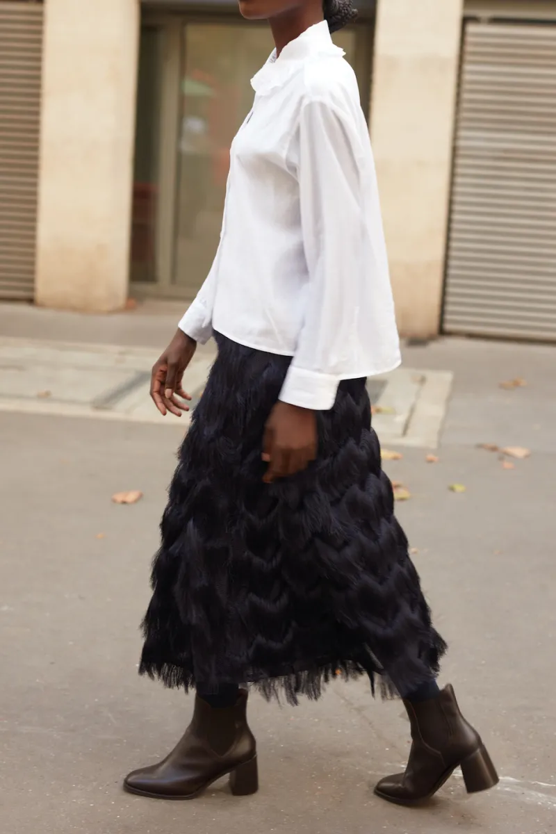 New Maison Guillemette JUPE PACOME MARINE