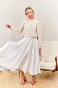 Best Sale Maison Guillemette JUPE SOFIA - COLLECTION BLANCHE