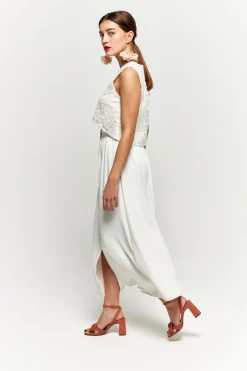 Outlet Maison Guillemette JUPE ZELIE - COLLECTION BLANCHE