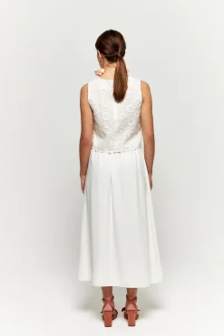 Outlet Maison Guillemette JUPE ZELIE - COLLECTION BLANCHE
