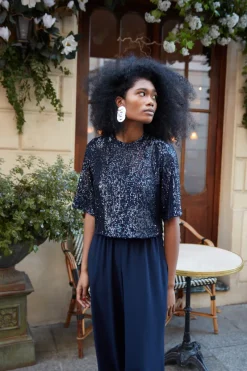 Clearance Maison Guillemette PANTALON ARLETTE MARINE