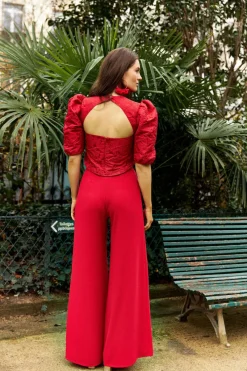 Cheap Maison Guillemette PANTALON GUSTAVE ROUGE