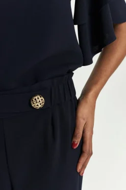 Clearance Maison Guillemette PANTALON PAULA MARINE